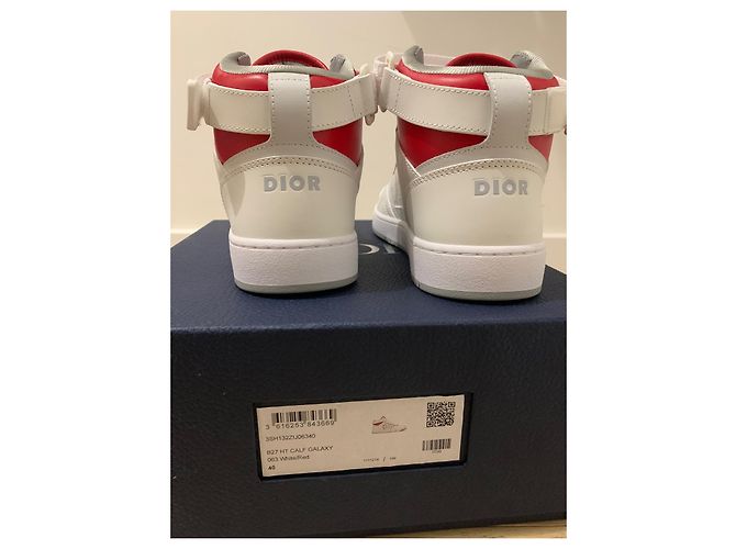 Sneakers Dior B27 in pelle bianca Bianco - vista 2