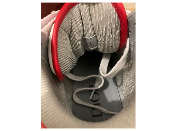 Sneakers Dior B27 in pelle bianca Bianco - vista 3