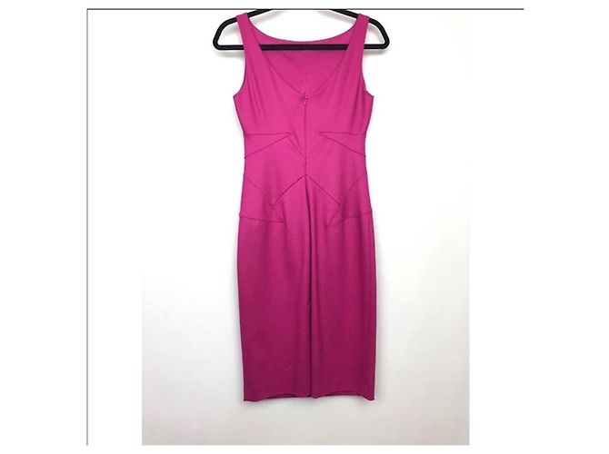 Diane Von Furstenberg Renda Wollmischung Kleid rosa Pink - Ansicht 6
