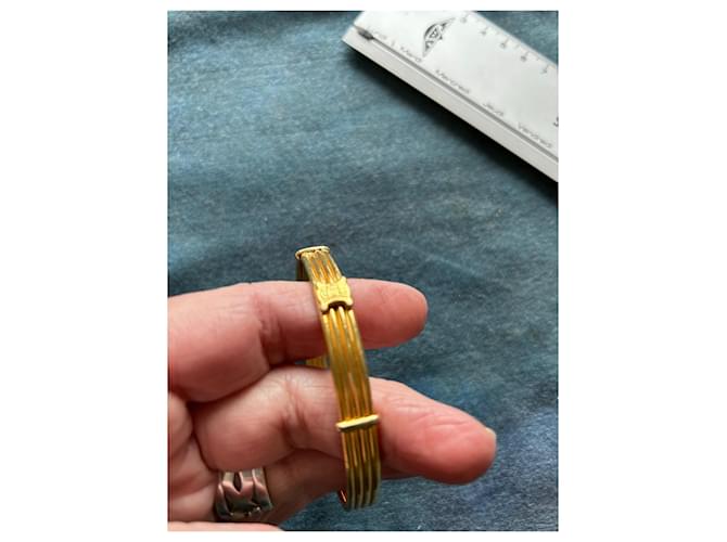 Bracciale Céline placcato oro 7cm D'oro - vista 4