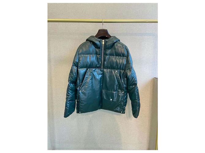 Hermès Männer Mäntel Oberbekleidung Schwarz Dunkelgrün - Ansicht 2