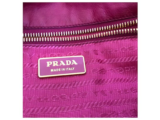 Bow Clutch Prada Pink Fiocco Laço Tessuto - vista 7