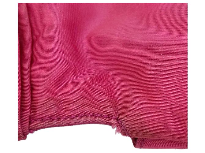 Bow Clutch Prada Pink Fiocco Laço Tessuto - vista 8
