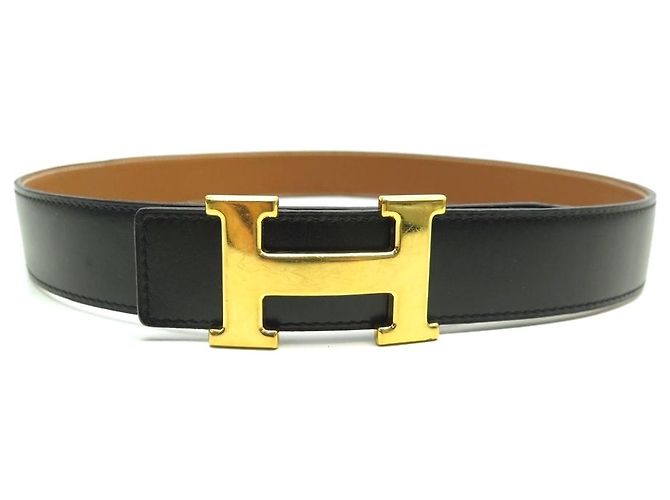 Hermès HERMES BELT H BUCKLE 32mm Tamanho 78 CAIXA DE COURO REVERSÍVEL E CINTO TOGO - vista 2