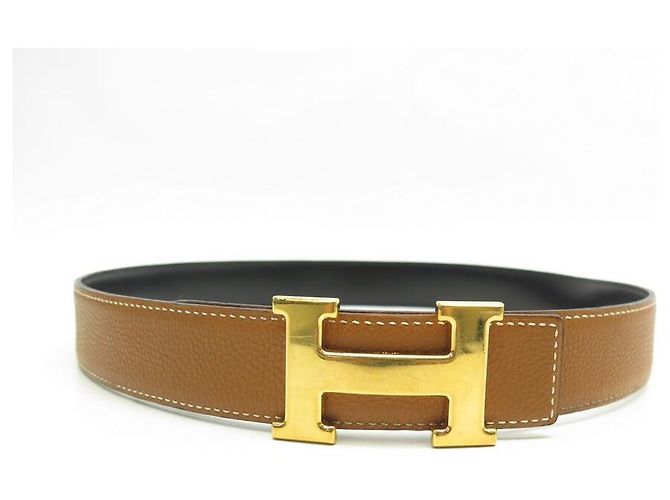Hermès HERMES BELT H BUCKLE 32mm Tamanho 78 CAIXA DE COURO REVERSÍVEL E CINTO TOGO - vista 3