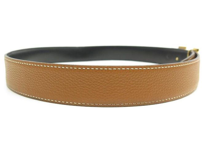 Hermès HERMES BELT H BUCKLE 32mm Tamanho 78 CAIXA DE COURO REVERSÍVEL E CINTO TOGO - vista 4