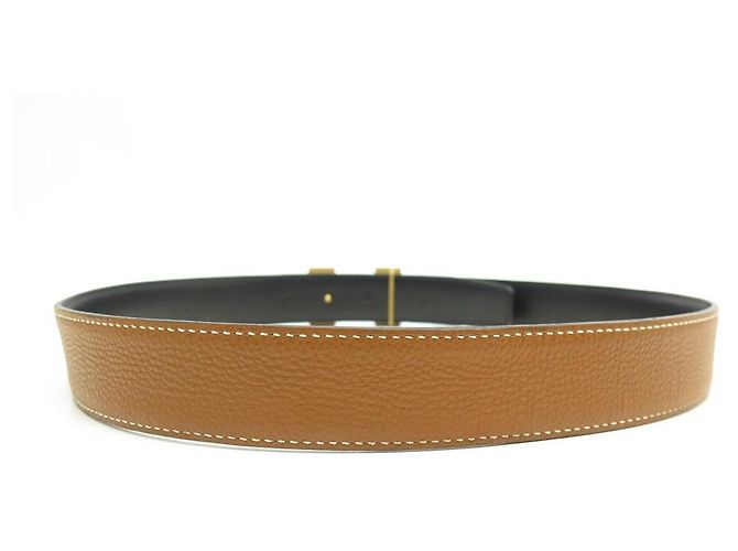 Hermès HERMES BELT H BUCKLE 32mm Tamanho 78 CAIXA DE COURO REVERSÍVEL E CINTO TOGO - vista 5