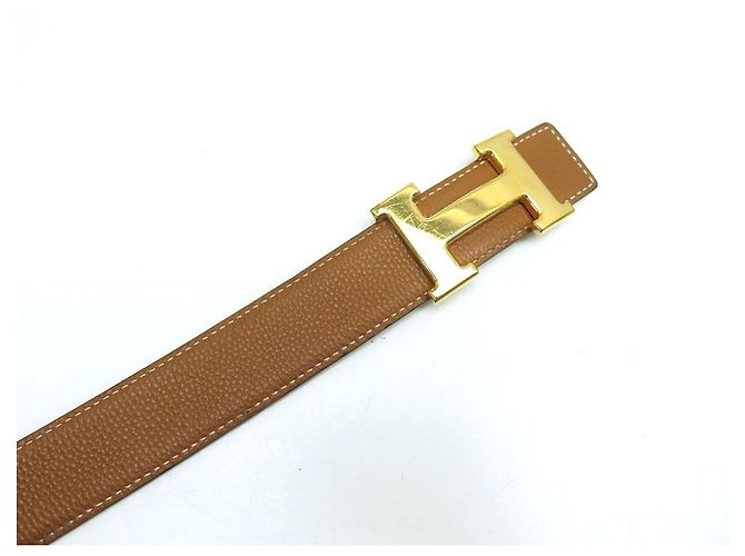 Hermès HERMES BELT H BUCKLE 32mm Tamanho 78 CAIXA DE COURO REVERSÍVEL E CINTO TOGO - vista 7