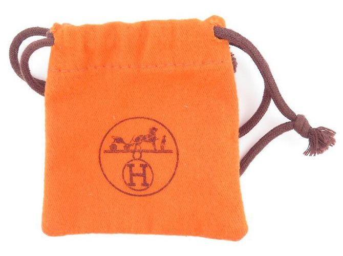 Hermès BROCHE VINTAGE HERMES CHARMS PROFUMO CALECHE BRELOQUES SPILLA METALLO DORE ORO - vista 7
