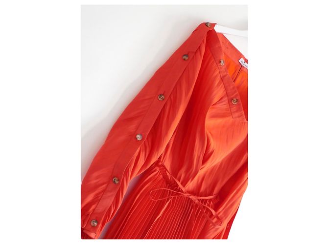 Vestido Rejina Pyo Elisa Roja - vista 3
