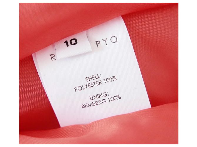 Vestido Rejina Pyo Elisa Roja - vista 8
