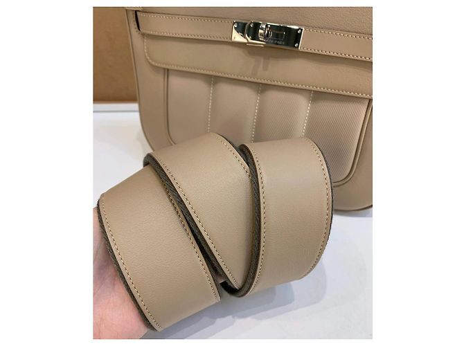 Hermès Hermes Berline 28, Argile Swift PHW Beige - vista 15
