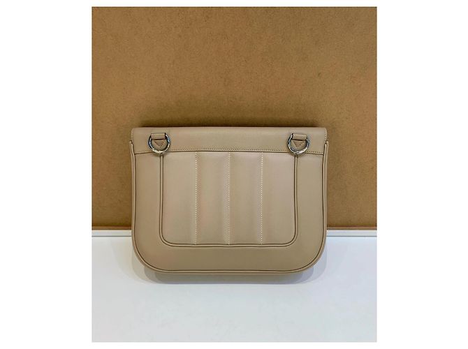 Hermès Hermes Berline 28, Argile Swift PHW Beige - vista 2
