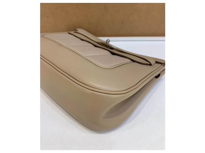 Hermès Hermes Berline 28, Argile Swift PHW Beige - vista 5
