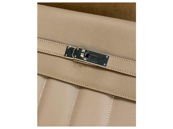 Hermès Hermes Berline 28, Argile Swift PHW Beige - vista 8