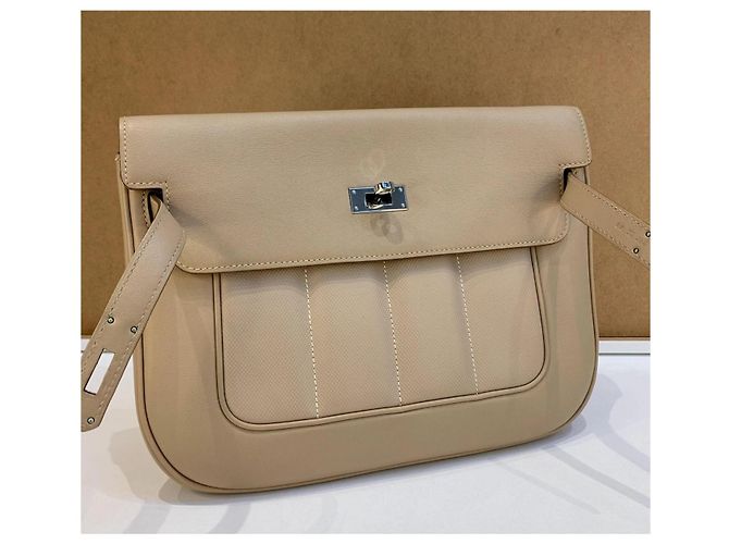 Hermès Hermes Berline 28, Argile Swift PHW Beige - vista 9