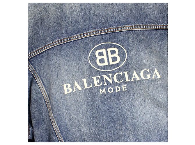 BALENCIAGA - Jeansjacke (48 / M) Blau - Ansicht 3