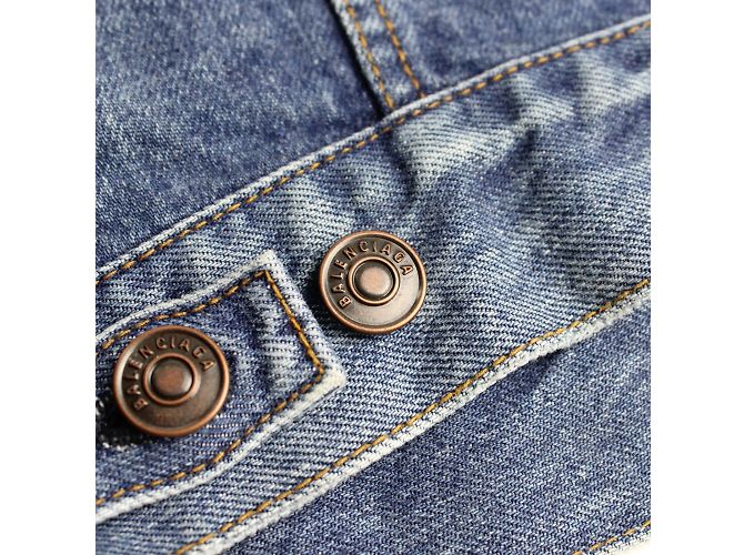 BALENCIAGA - Jeansjacke (48 / M) Blau - Ansicht 5
