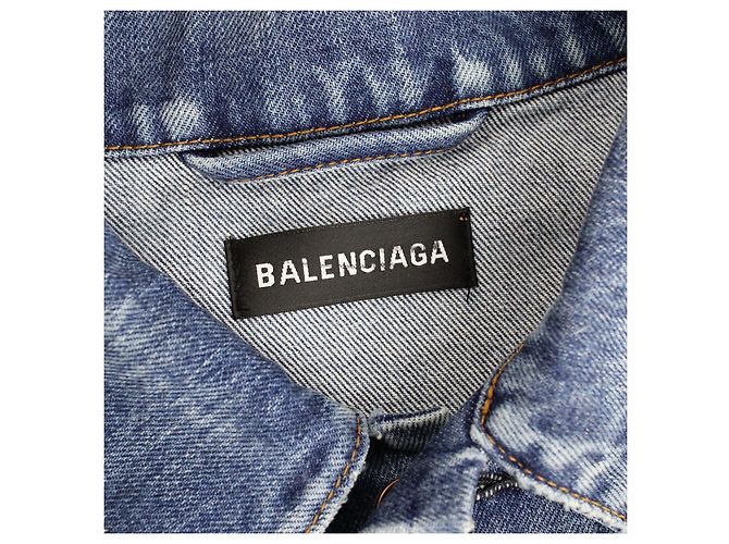 BALENCIAGA - Jeansjacke (48 / M) Blau - Ansicht 6
