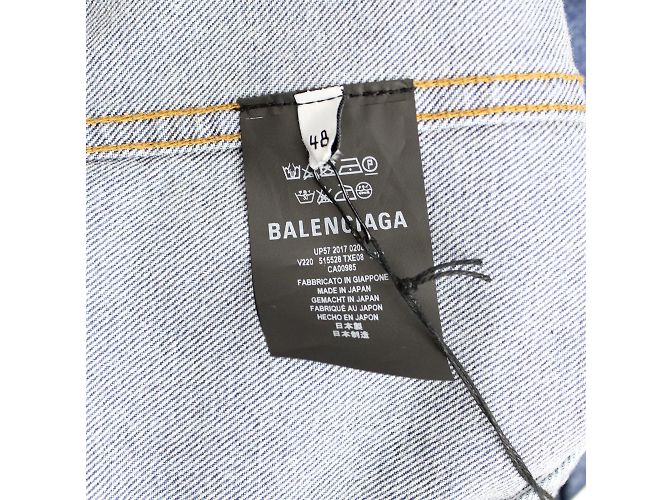 BALENCIAGA - Jeansjacke (48 / M) Blau - Ansicht 8