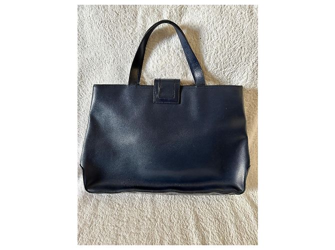Givenchy Vintage blaue mittelgroße Tragetasche Dunkelblau - Ansicht 2