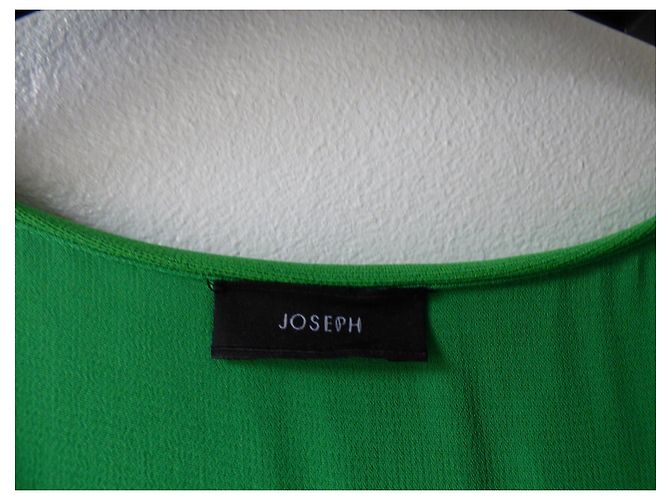 Abito asimmetrico Joseph verde in viscosa Verde chiaro - vista 6