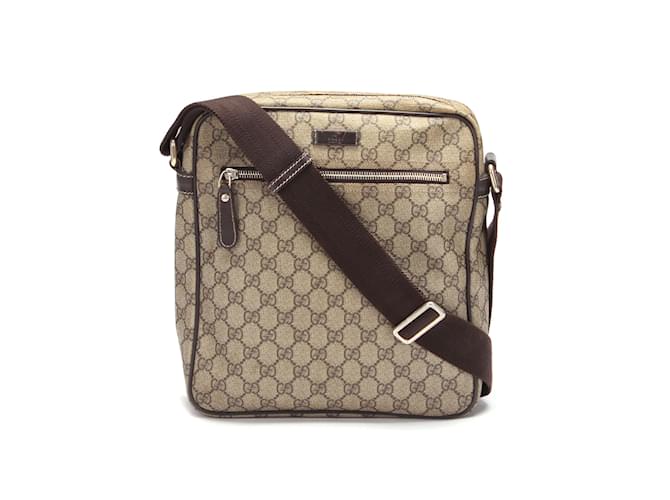 Gucci GG Supreme Crossbody Bag 201448 Brown Cloth ref.835738 - Joli Closet