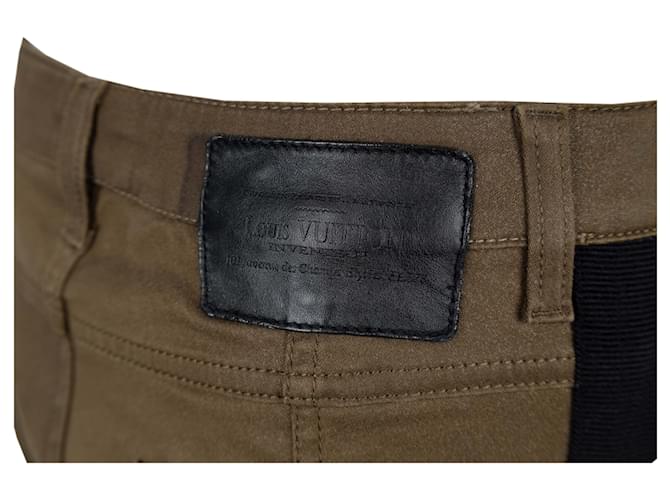 Vaqueros Louis Vuitton con raya negra Castaño - vista 4