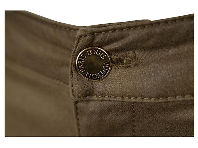Vaqueros Louis Vuitton con raya negra Castaño - vista 6