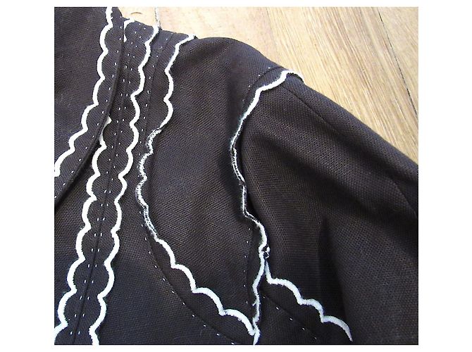 gabardina Louis Vuitton Castaño Crudo - vista 2