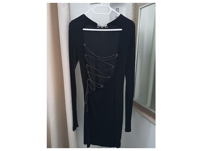 Philipp Plein Kleid schwarz aus Polyester - Ansicht 6