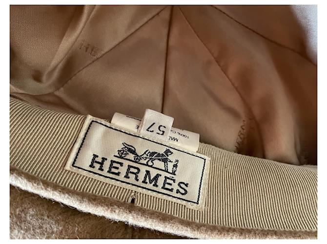 Hermès Kaschmirmütze Beige - Ansicht 5