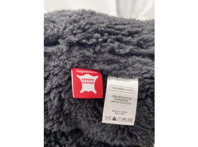 SUPREME Jacken T.Internationales L Leder - vue 7