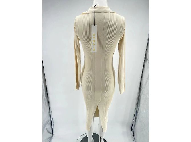 Autre Marque Vestido Biger Christensen T.FR 34 Viscosa Crudo - vista 3