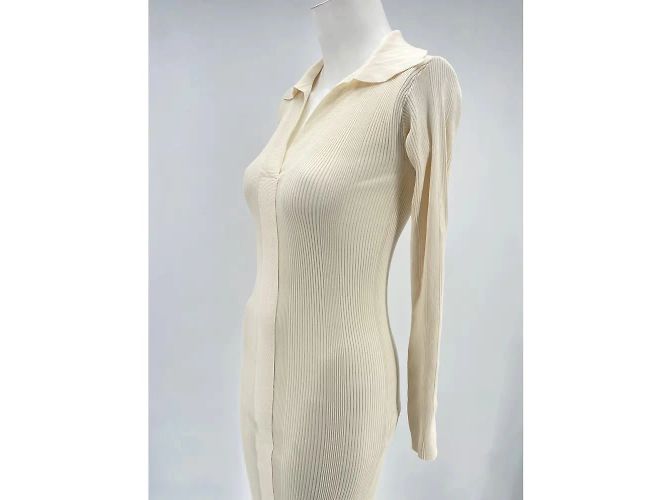 Autre Marque Vestido Biger Christensen T.FR 34 Viscosa Crudo - vista 4