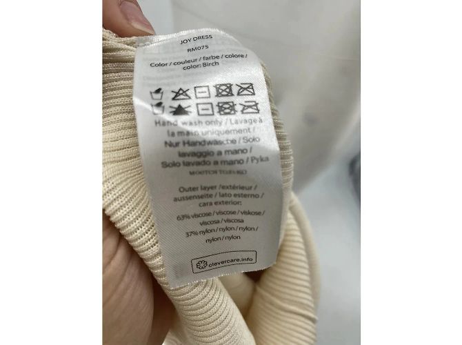 Autre Marque Vestido Biger Christensen T.FR 34 Viscosa Crudo - vista 7
