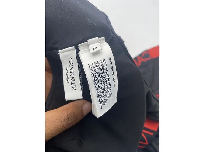 Calvin Klein Badebekleidung T.International S Polyester Schwarz - Ansicht 2