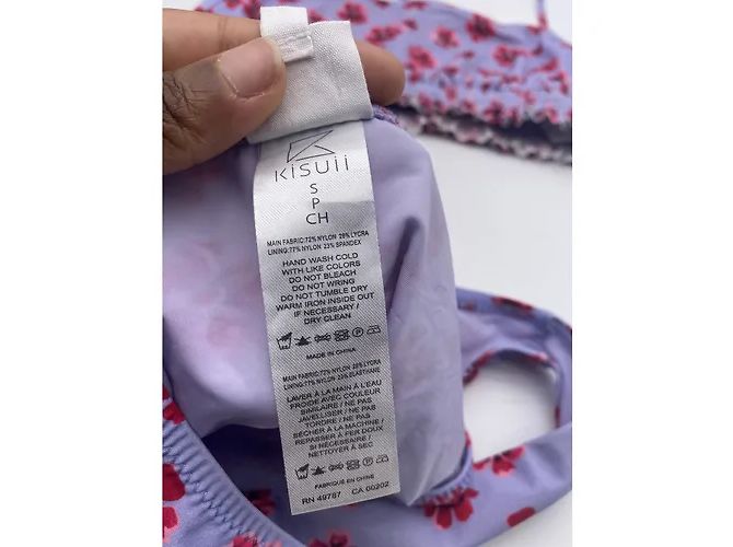 Autre Marque Kisuii Badebekleidung T.International S Lycra Lila - Ansicht 3