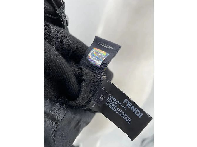 Fendi Kleid T.IT 40 aus Wolle Schwarz - Ansicht 6