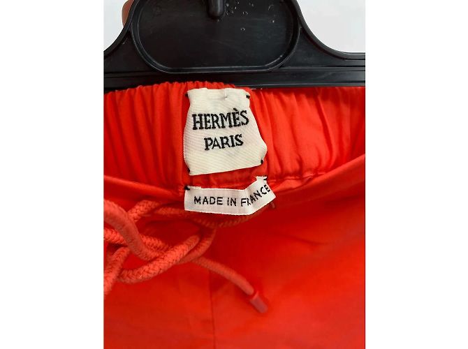 Hermès Shorts HERMES T.fr 34 Algodão Laranja - vista 3