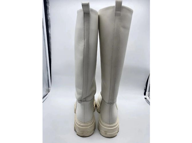 Autre Marque Botas GIA X PERNILLE TEISBAEK T.EU 38 Cuero Blanco - vista 4