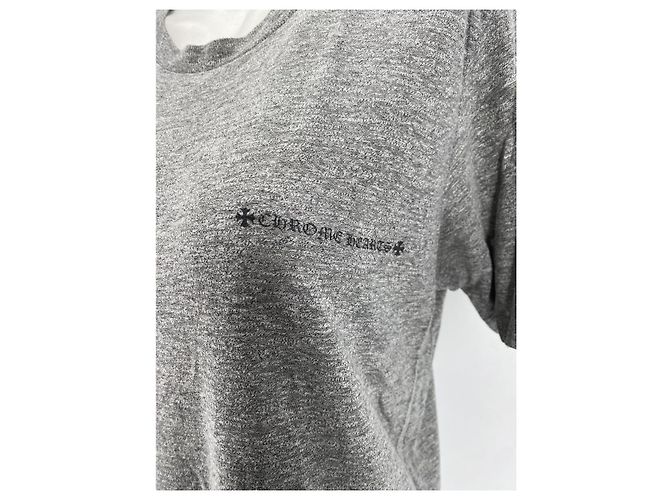Chrome Hearts CORAZONES CROMADOS Tops T.Internacional M Algodón Gris - vista 4