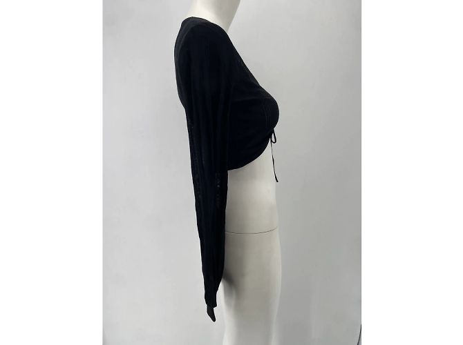 Autre Marque Camiseta DEVON WINSDOR.Viscosa XS Internacional Negro - vista 3