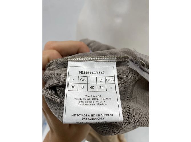 DIOR Kleider T.fr 36 Viscose Grau - Ansicht 7