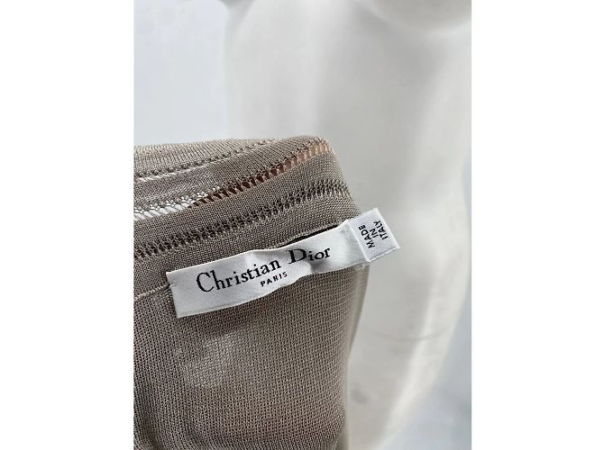 DIOR Kleider T.fr 36 Viscose Grau - Ansicht 8