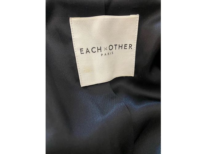 EACH X OTHER Jaquetas de couro T.Couro Internacional S Preto - vista 4