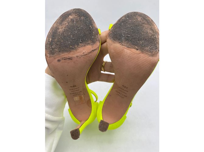 Sandali Stuart Weitzman T.EU 36.5 Pelle Giallo - vista 5