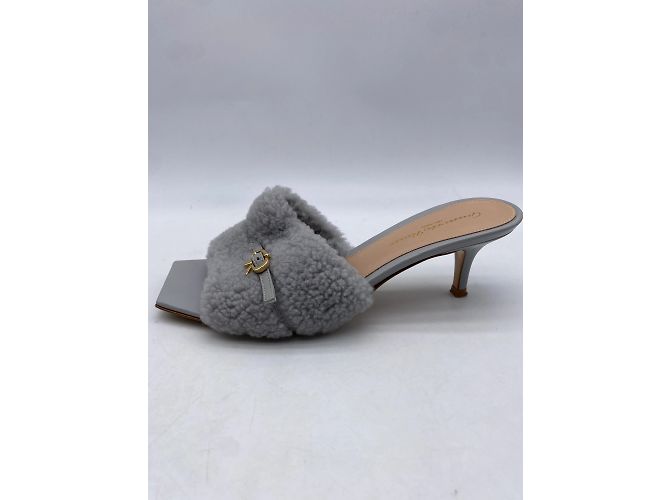 Sandali Gianvito Rossi T.EU 37 Tessuto Grigio - vista 2
