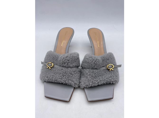 Sandali Gianvito Rossi T.EU 37 Tessuto Grigio - vista 3