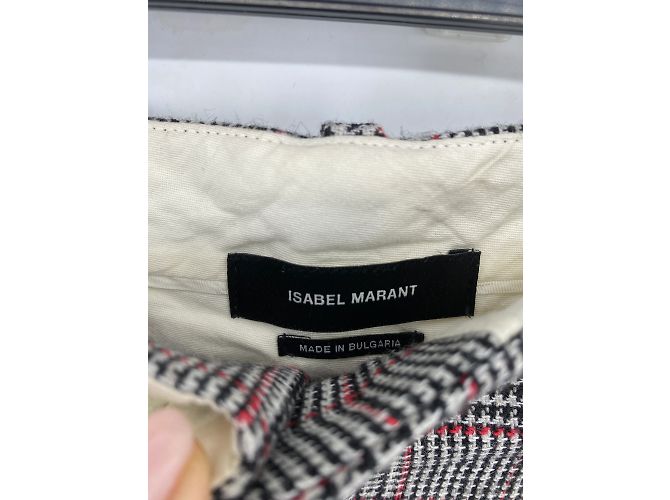 Isabel Marant Hose T.FR 36 Wolle Grau - Ansicht 3